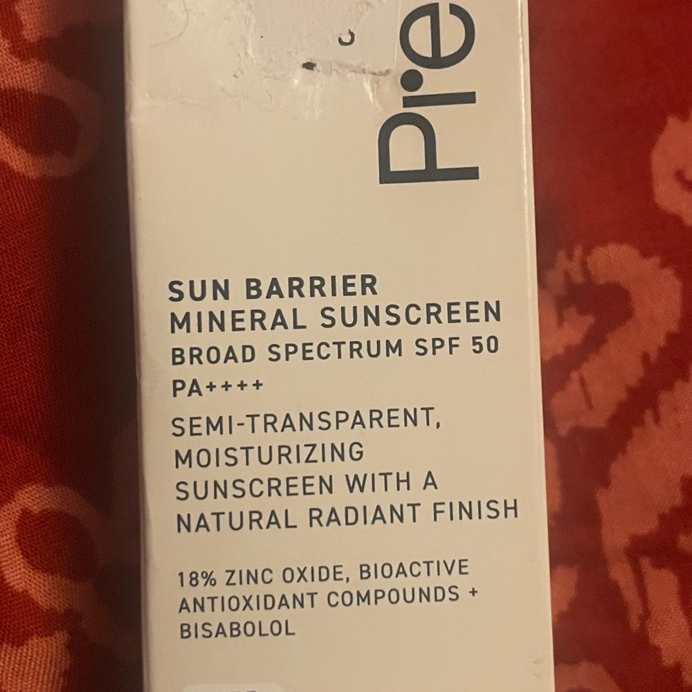 Sun Barrier Mineral Sunscreen SPF 50 - Cream